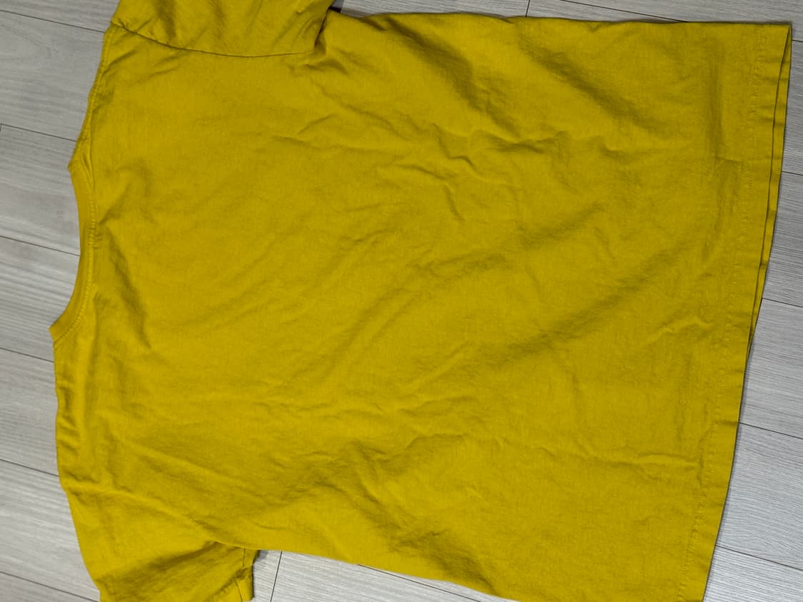 A.P.C 노란색 티셔츠 L 상품이미지3