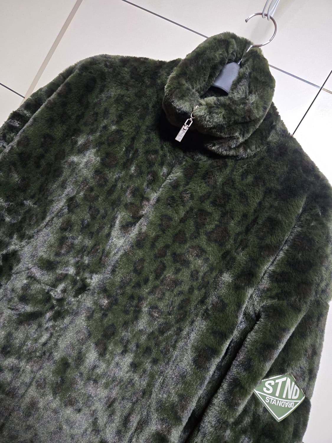 제너럴 아이디어 레오파드 퍼 플리스 자켓 상품이미지3