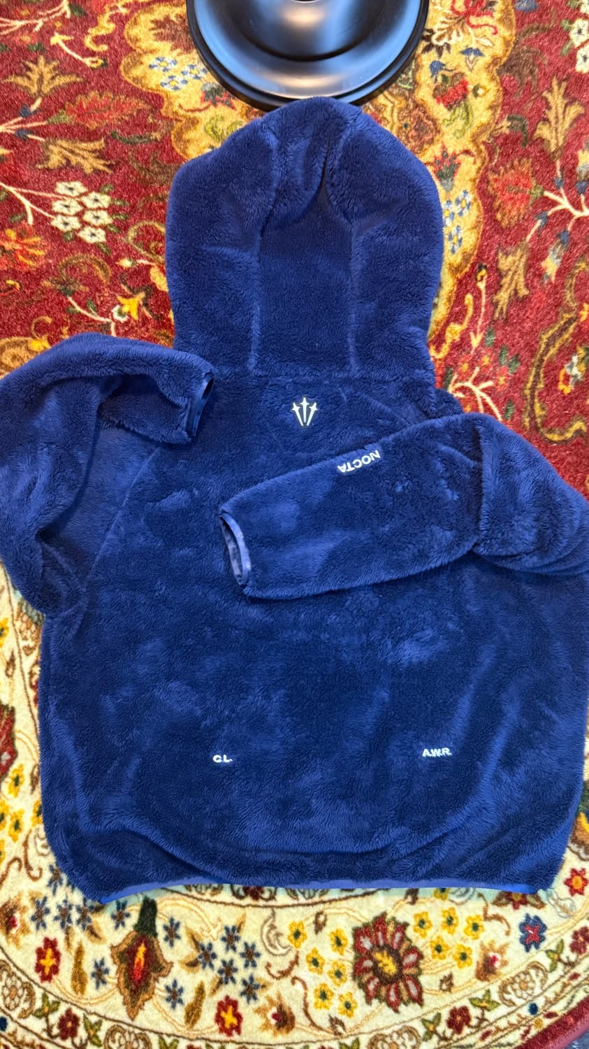 SSS급) 실착 1회 나이키x드레이크 NOCTA 플리스 후드티 네이비 상품이미지1