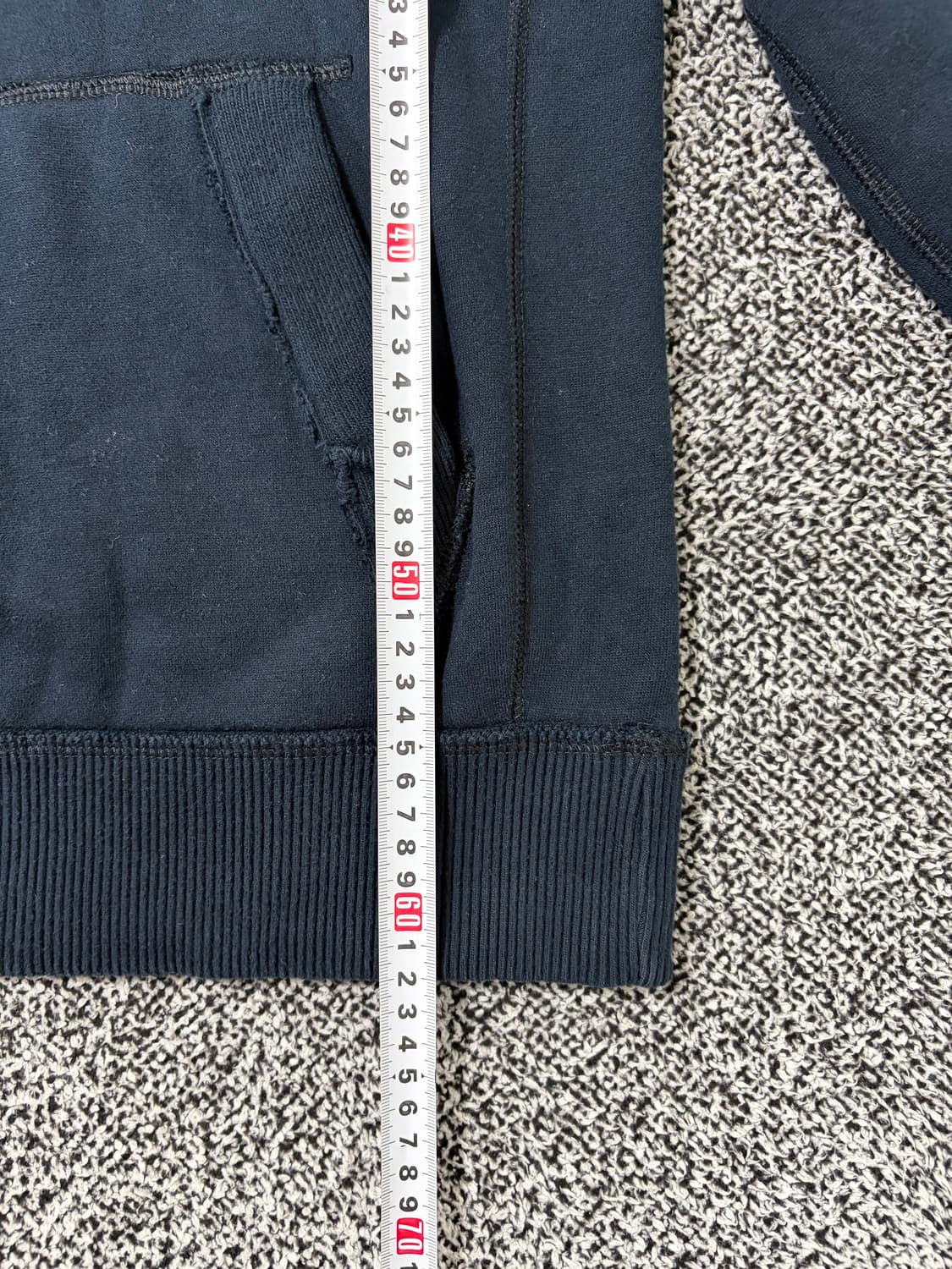 빈티지9. 아베크롬비 딥네이비 로고 후드티셔츠 상품이미지7