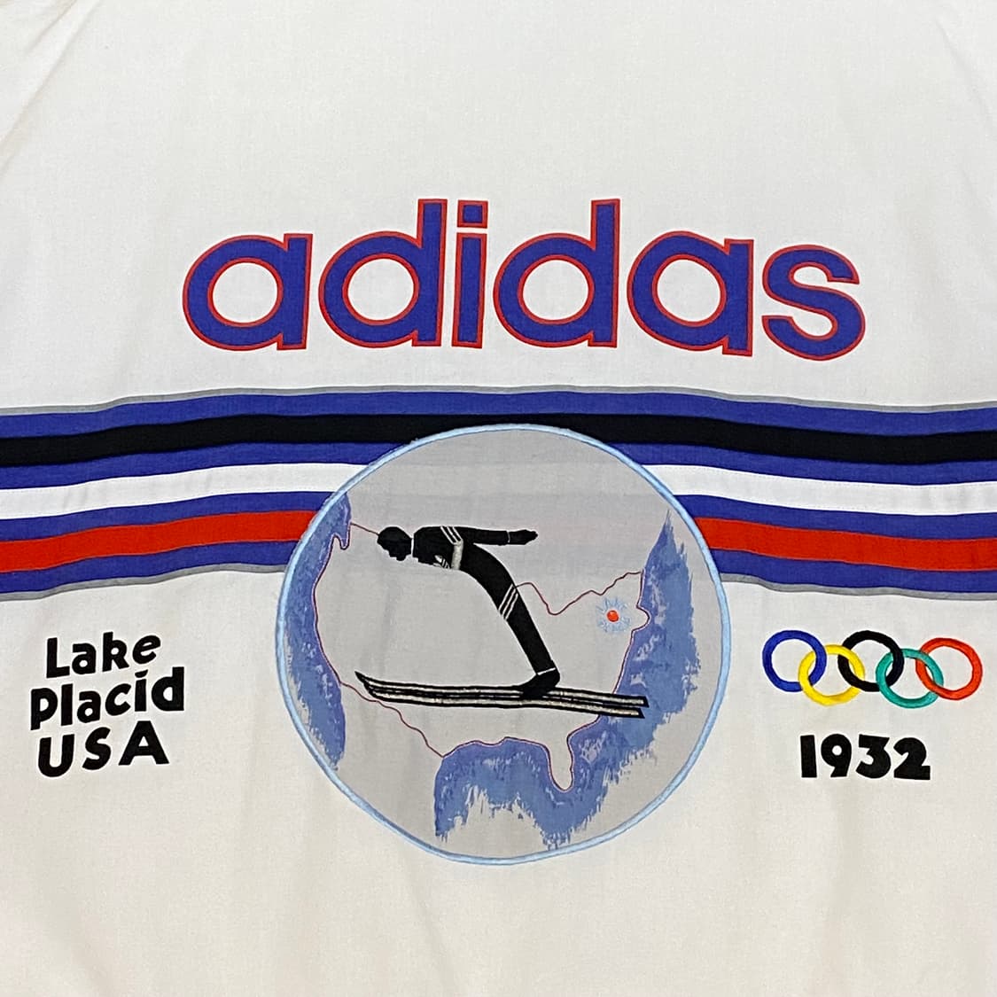 80s Made in USA 빈티지 아디다스 미국스키국대 올림픽 자켓 상품이미지3
