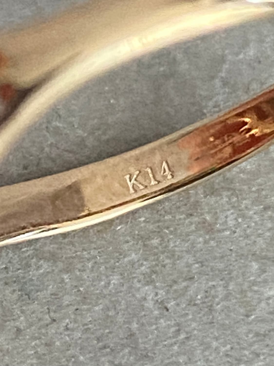 천연 산호 반지(14K) 상품이미지9