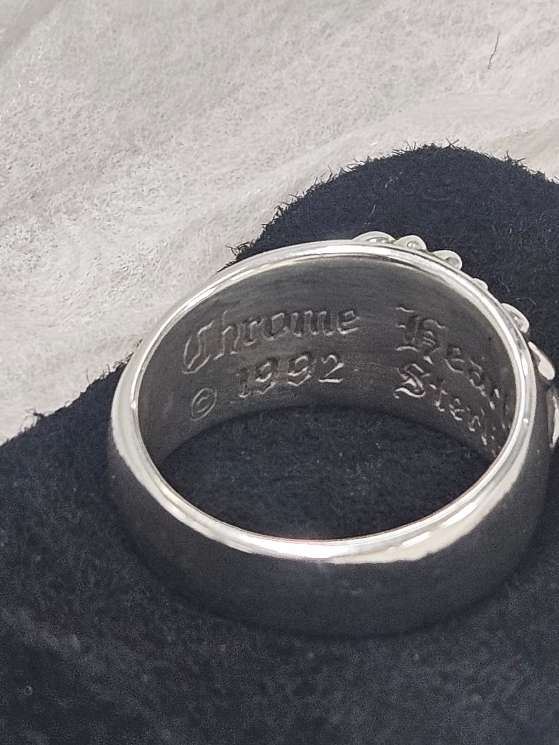 크롬하츠 플로랄 크로스 링 상품이미지2