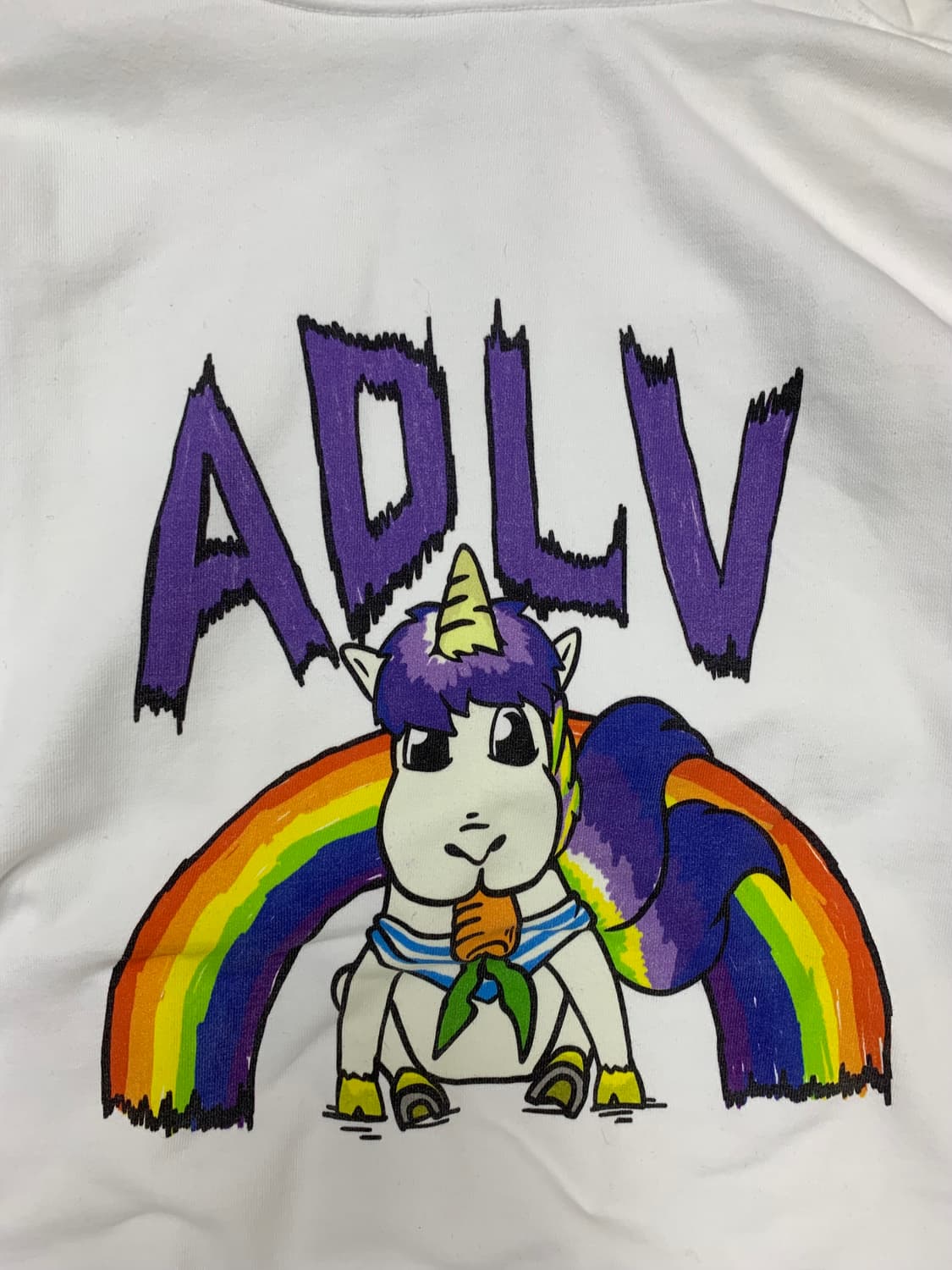 아크메드라비 유니콘 그래픽 화이트 후드티 상품이미지4