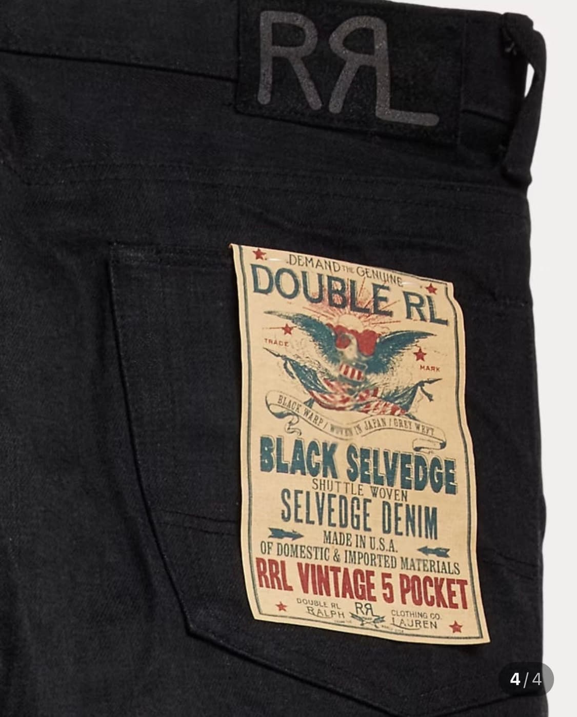더블알엘 빈티지 파이브포켓 상품이미지4