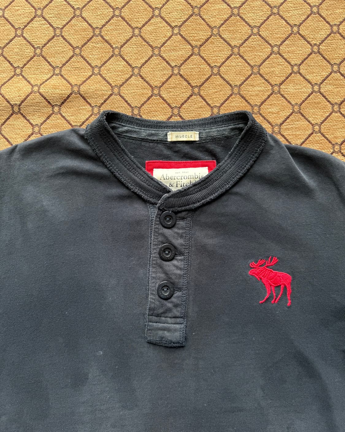 아베크롬비 헨리넥 버튼티셔츠 상품이미지1