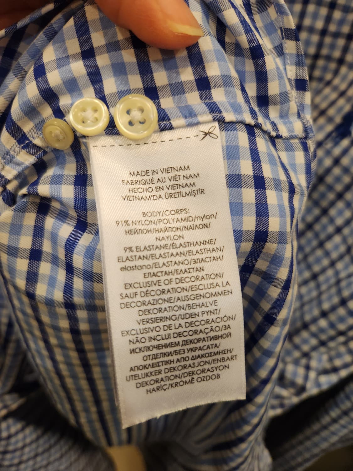 폴로랄프로렌 체크 셔츠 상품이미지8