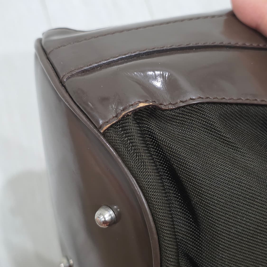 구찌 빈티지 뱀부 나일론 버킷백 토트백 핸드백 숄더백 상품이미지10