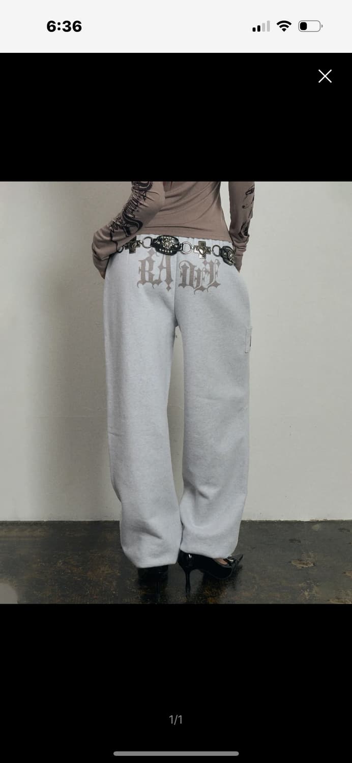 Newness Jogger Pants Ash Gray 상품이미지1