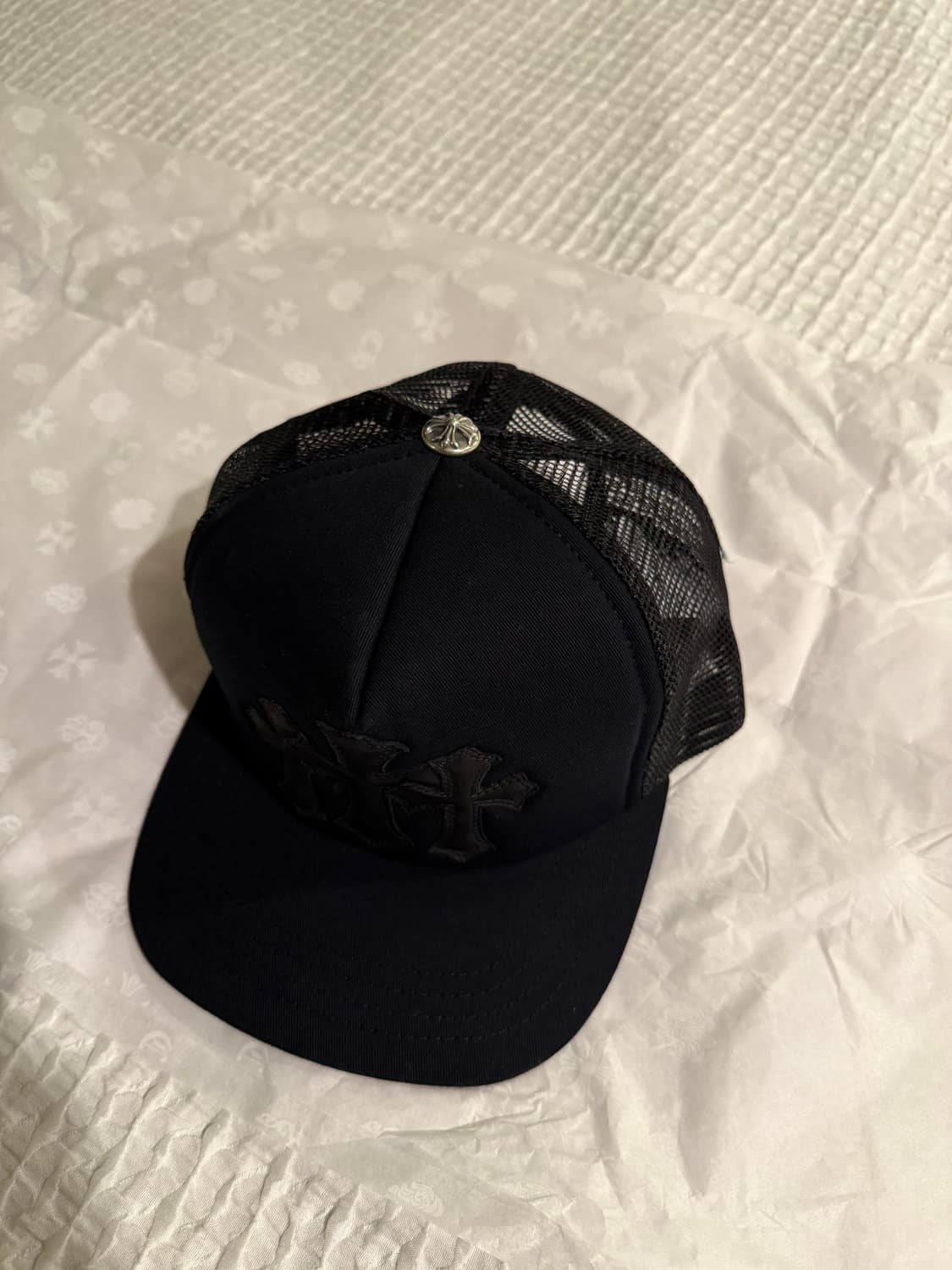 크롬하츠 세메터리 가죽패치 매쉬캡 상품이미지2