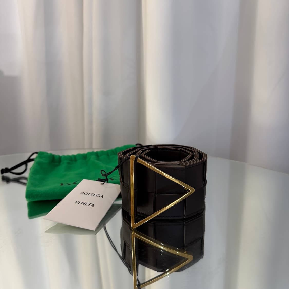 [새상품/75] 보테가 베네타 패러킷 카세트 벨트 상품이미지2