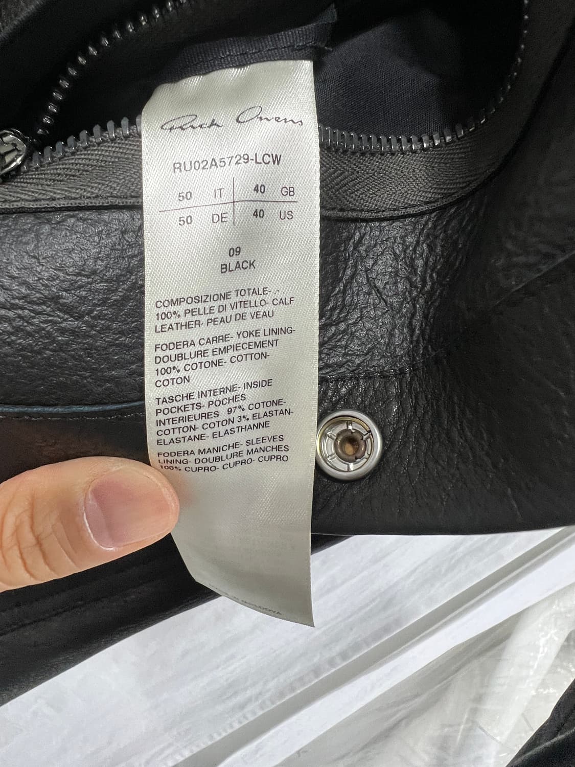 릭오웬스 셔츠자켓 팝니다.  상품이미지6