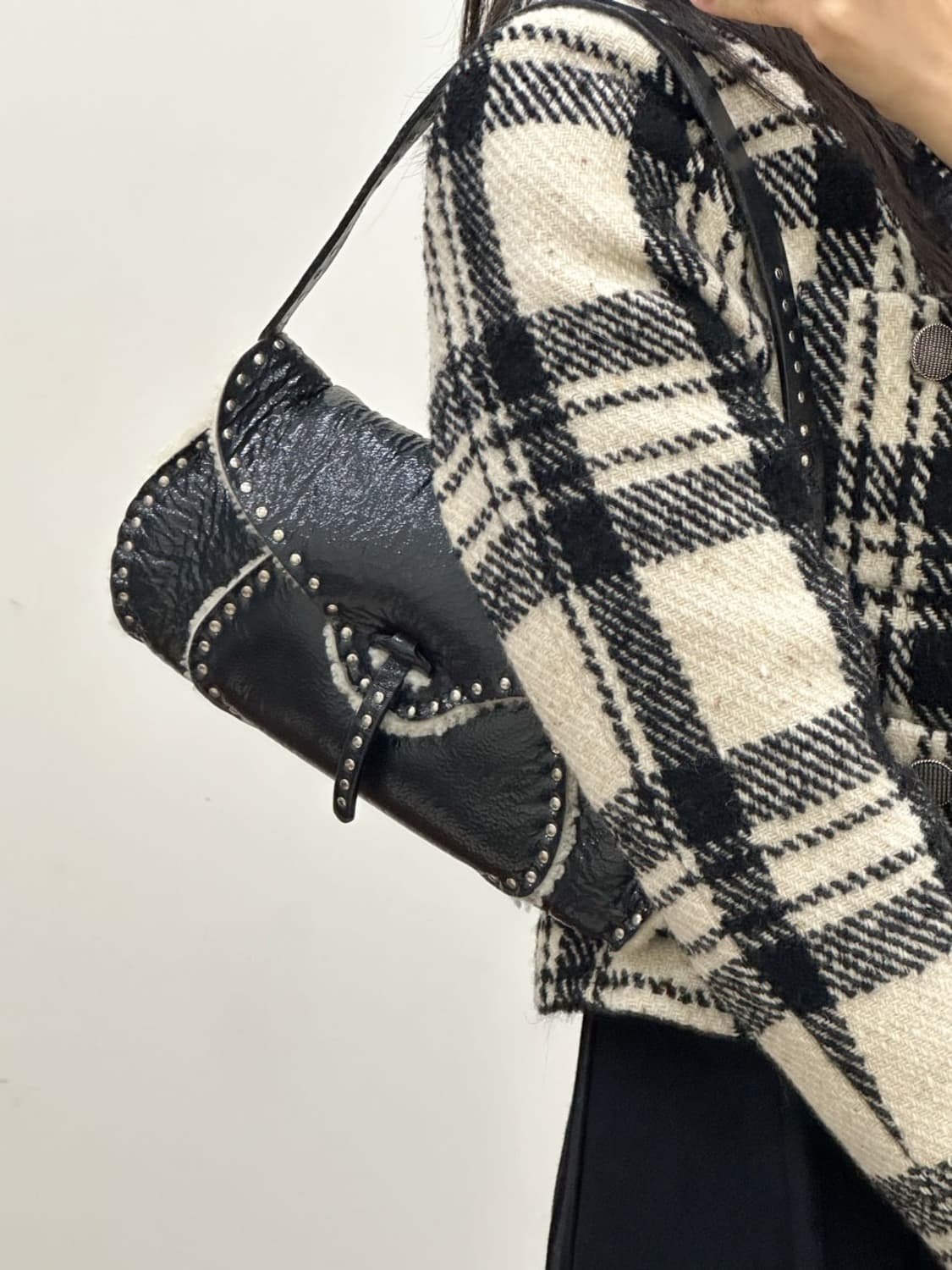 celine / 셀린느 빈티지 시어링 풀보백  상품이미지9