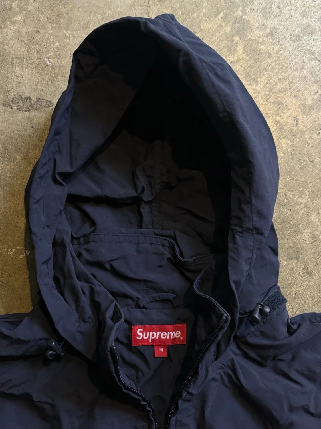 20FW 슈프림 사이드 로고 트랙 자켓 네이비 상품이미지3