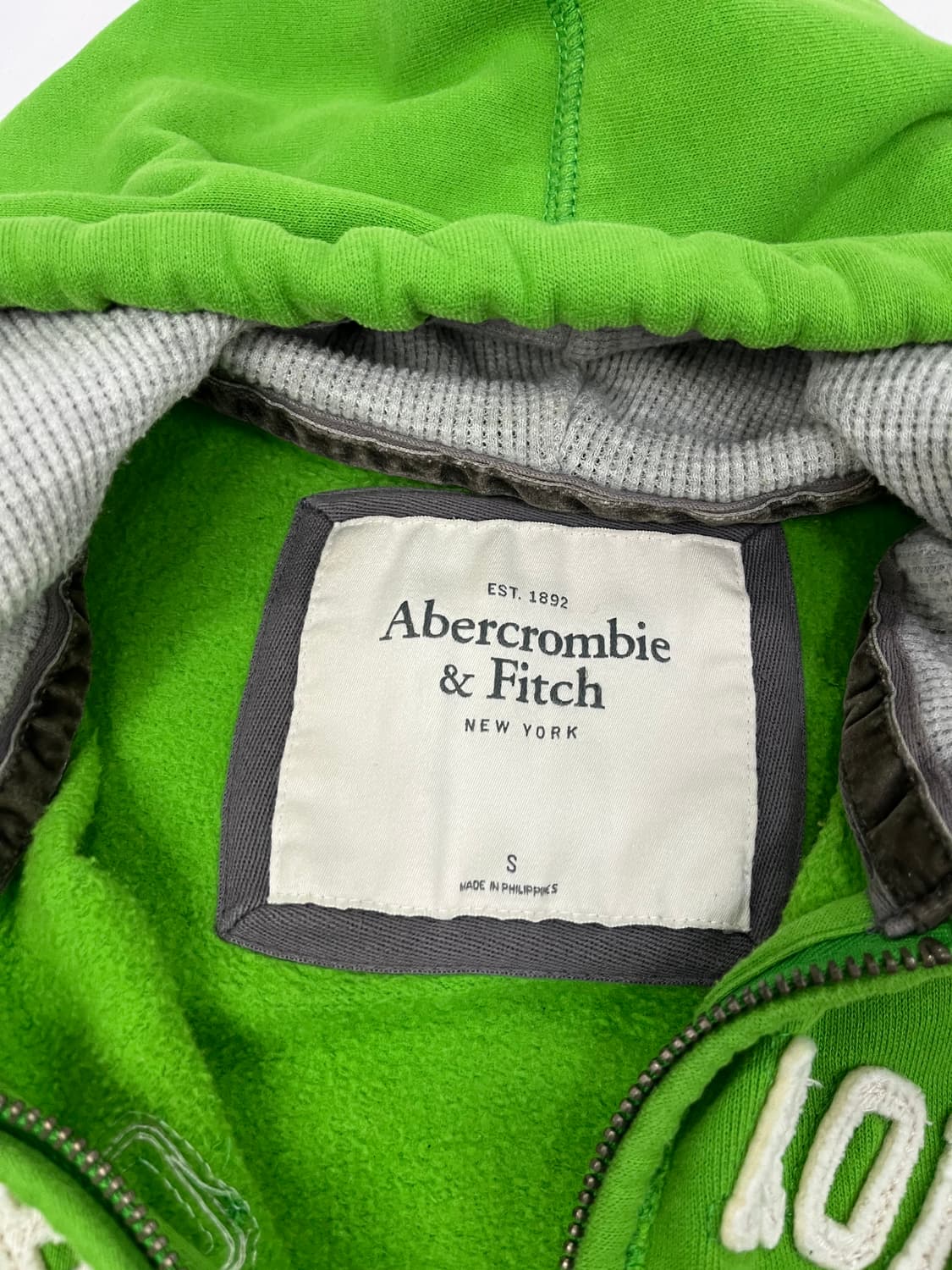 아베크롬비 그린 후드집업 상품이미지5
