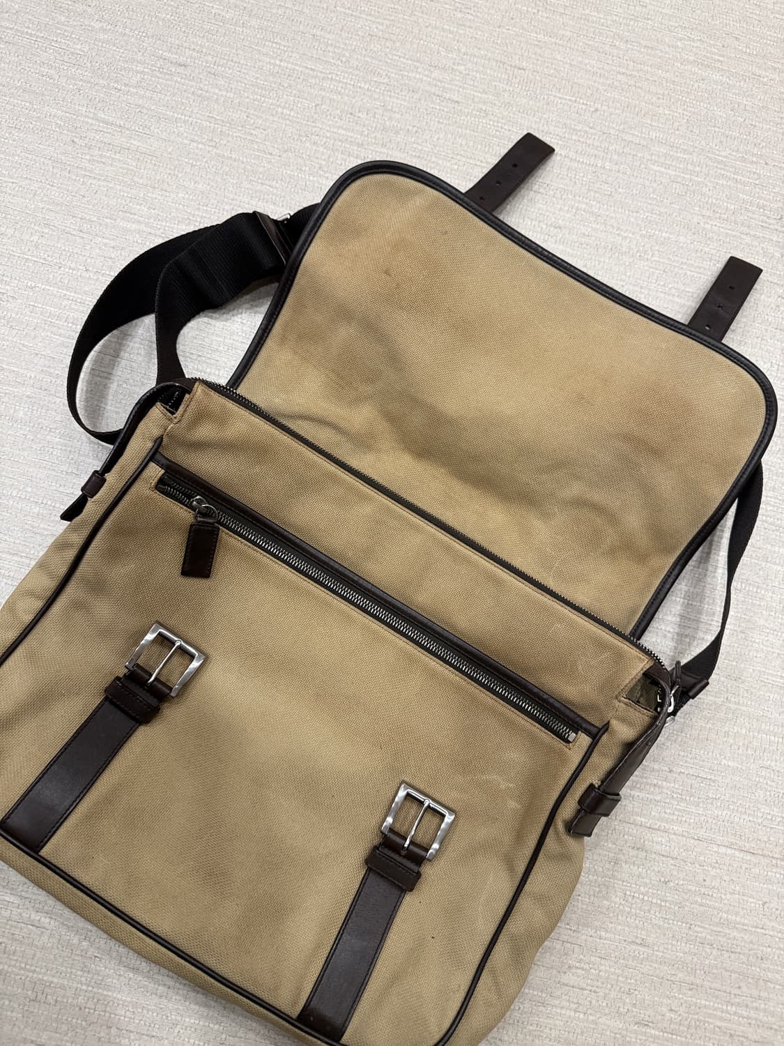 프라다 왁스드 캔바스 메신저 상품이미지2