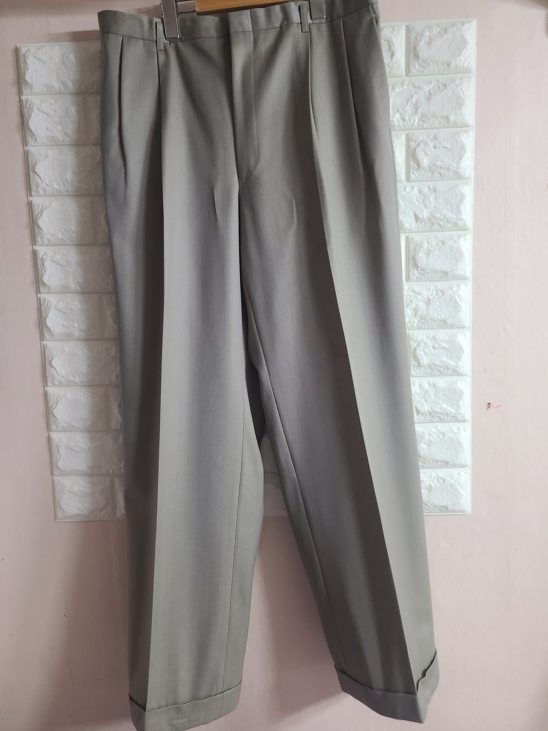 입생로랑 핀턱 슬랙스 정장 바지(32-33) 상품이미지1