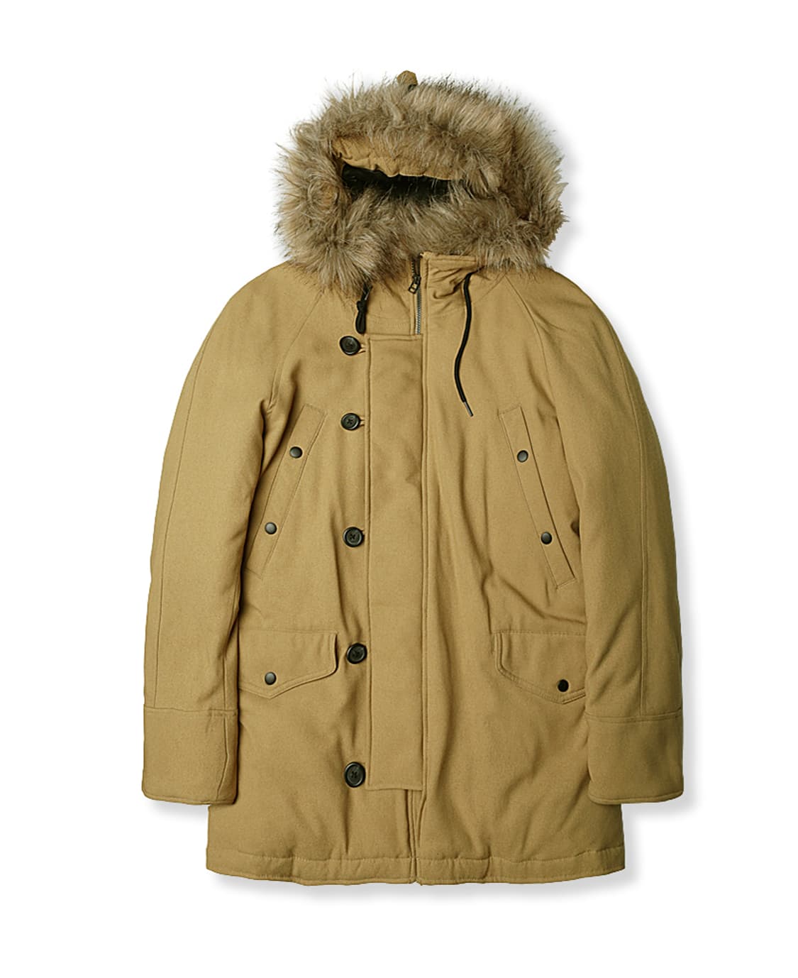 나노 유니버스 [Nano Universe] 머스타드 하이브리드 다운 패딩 상품이미지1