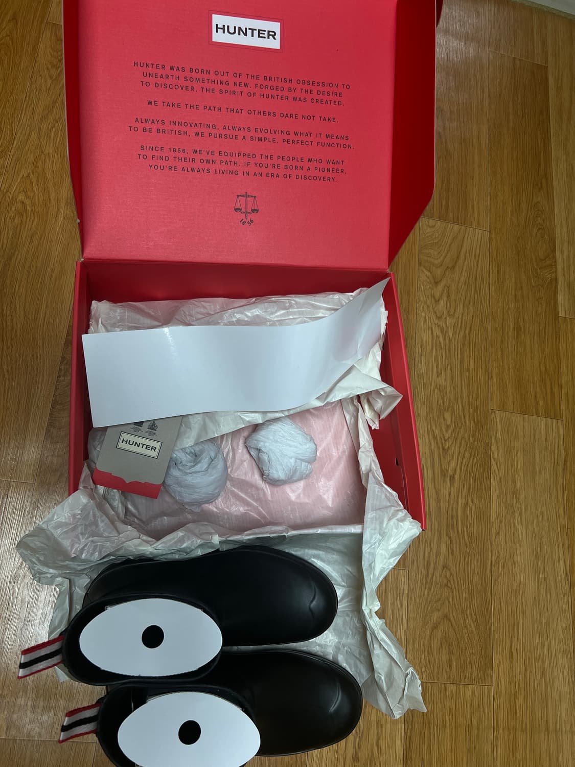 헌터 오리지널 플레이 숏 레인부츠 블랙 여성 EU39 상품이미지8