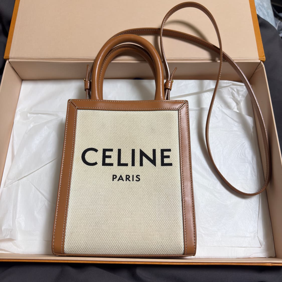 셀린느 미니 카바스 버티컬 토트백 상품이미지1