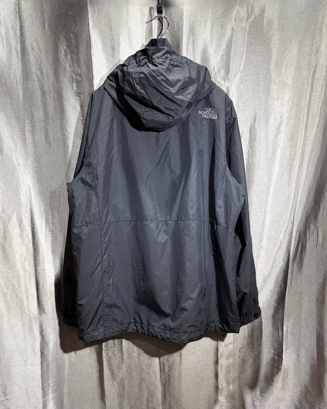 XL 노스페이스 절개라인 블랙 나일론 후디 자켓 상품이미지3