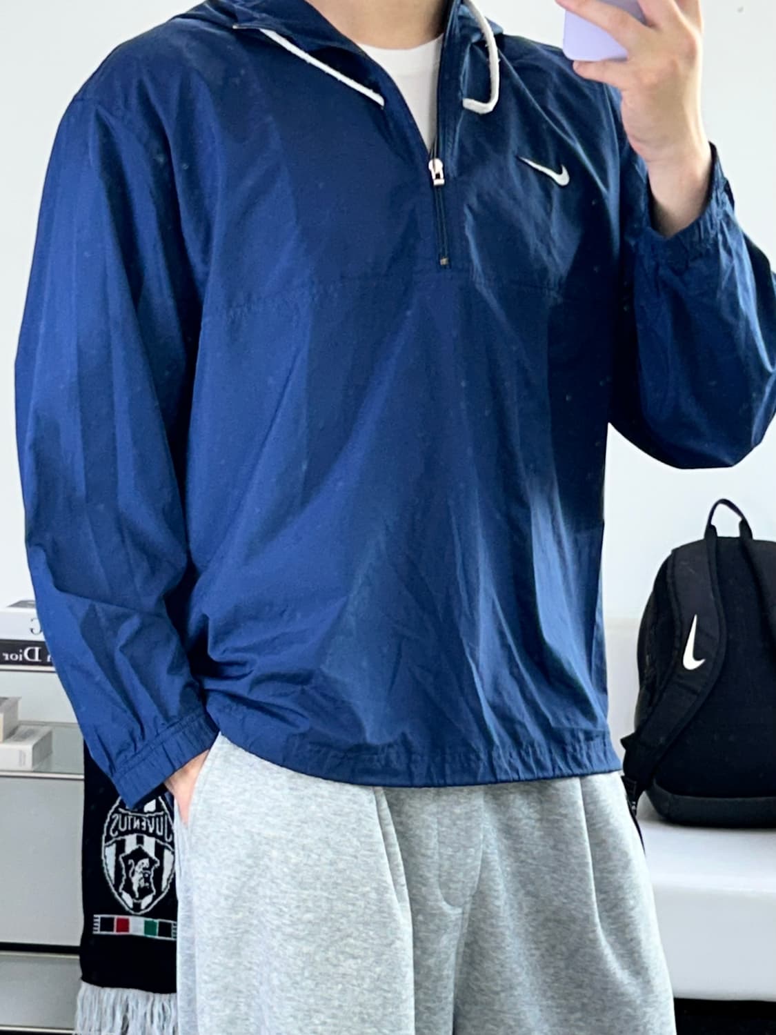 나이키 00s 스우시 아노락 바람막이 M 상품이미지3