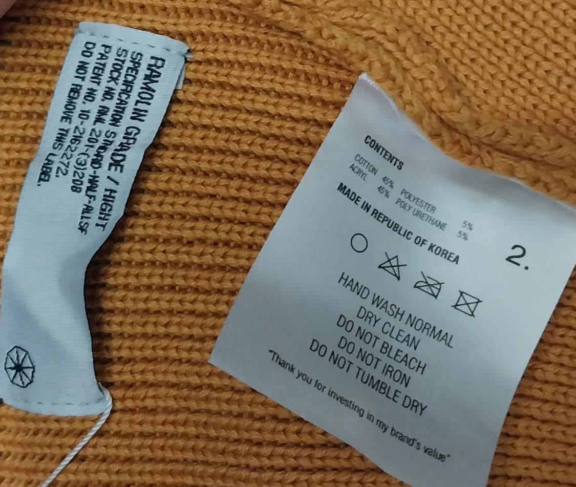 (새상품) 라모랭 머스타드 숏비니 2사이즈 상품이미지3