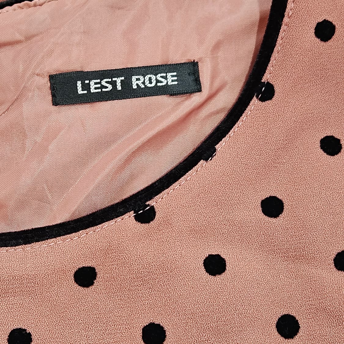 레스트로즈(LEST ROSE) 인디핑크 도트  원피스 상품이미지8