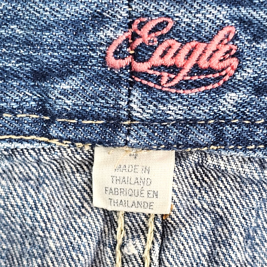 M American Eagle 아메리칸 이글 핑크 큐빅 데님 스커트 상품이미지5