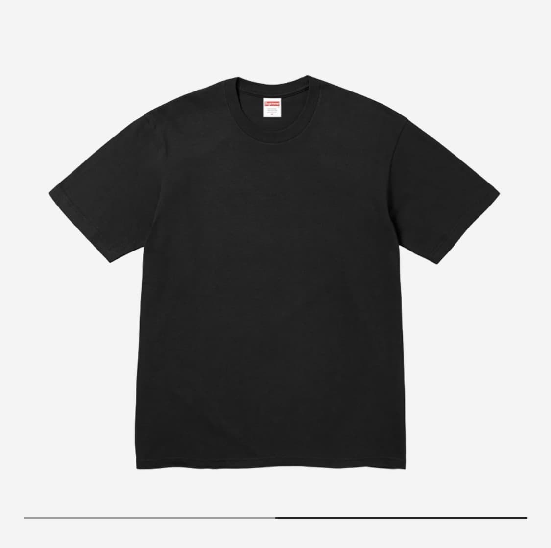 [XL] 슈프림 테이프 티셔츠 블랙 - 25SS 상품이미지2