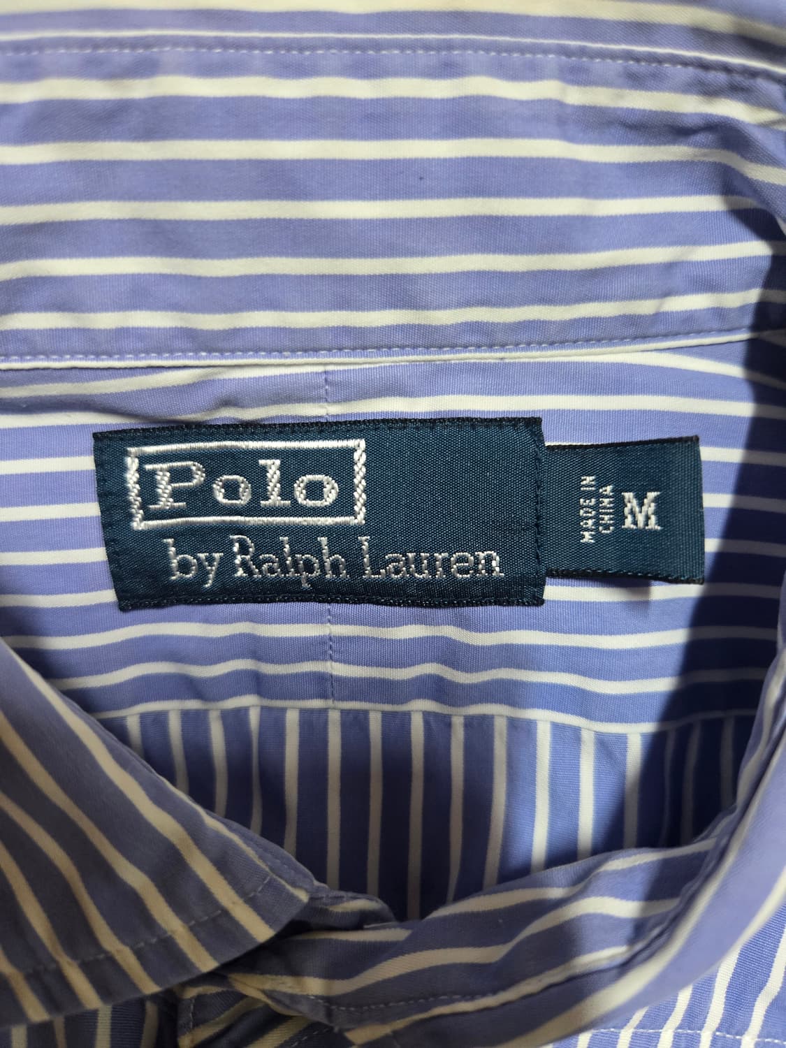 폴로 랄프로렌 남성 블루스트라이프 셔츠(M사이즈) 상품이미지7