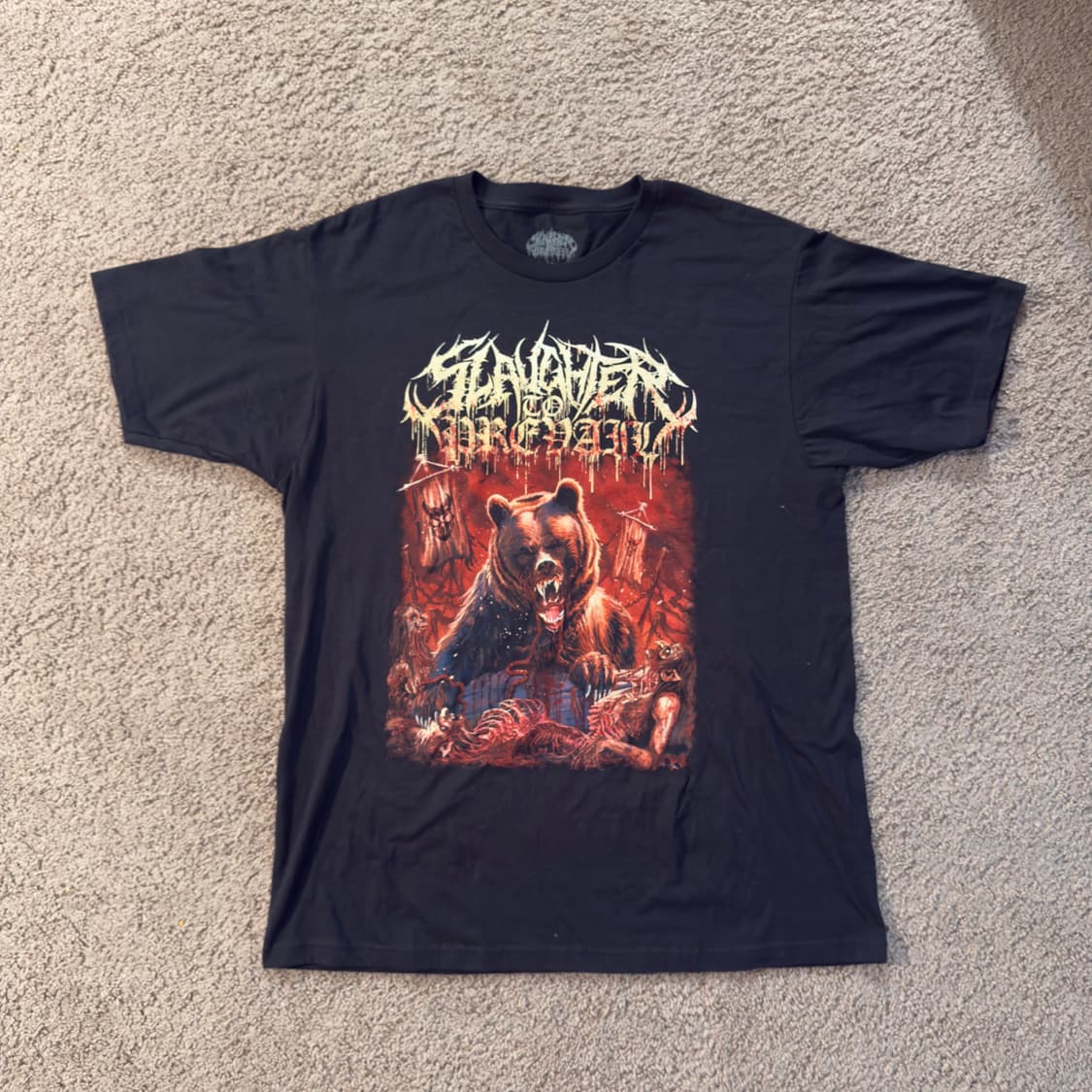 Slaughter to Prevail 데스코어 밴드티 상품이미지1