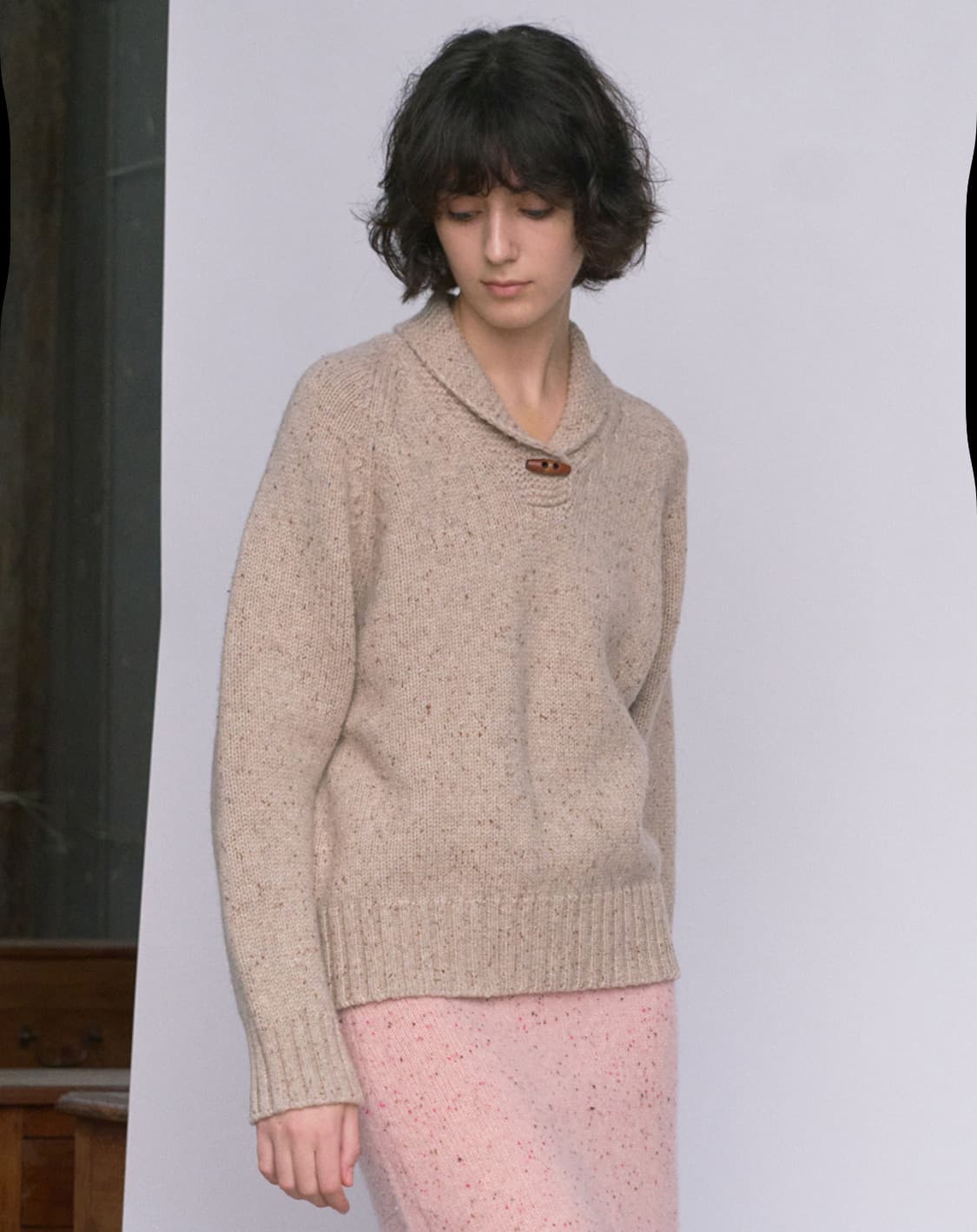 보카바카 카라 니트 상품이미지3