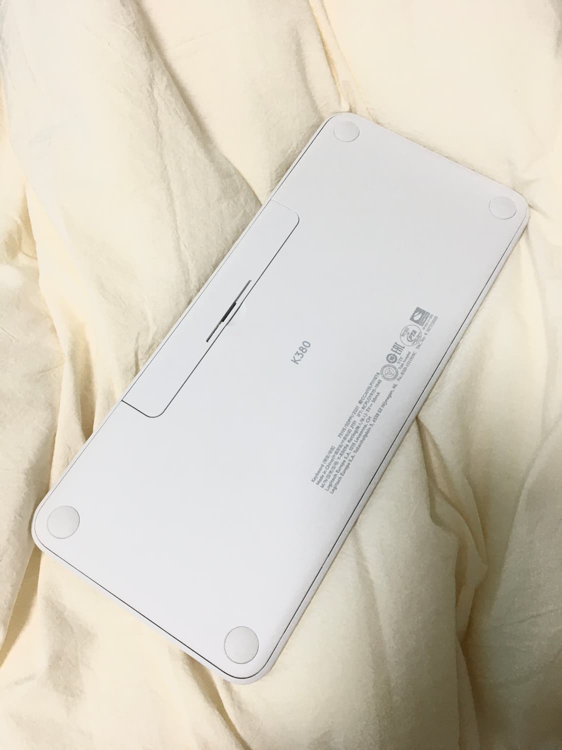 로지텍 블루투스 화이트 키보드+마우스 새상품 상품이미지3