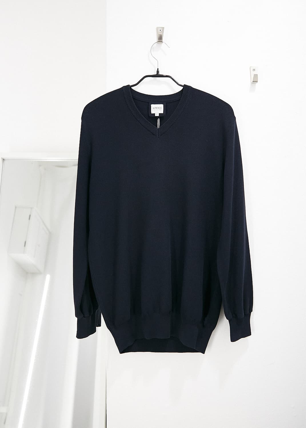 Armani Collezioni V-neck Cotton Sweater 상품이미지1