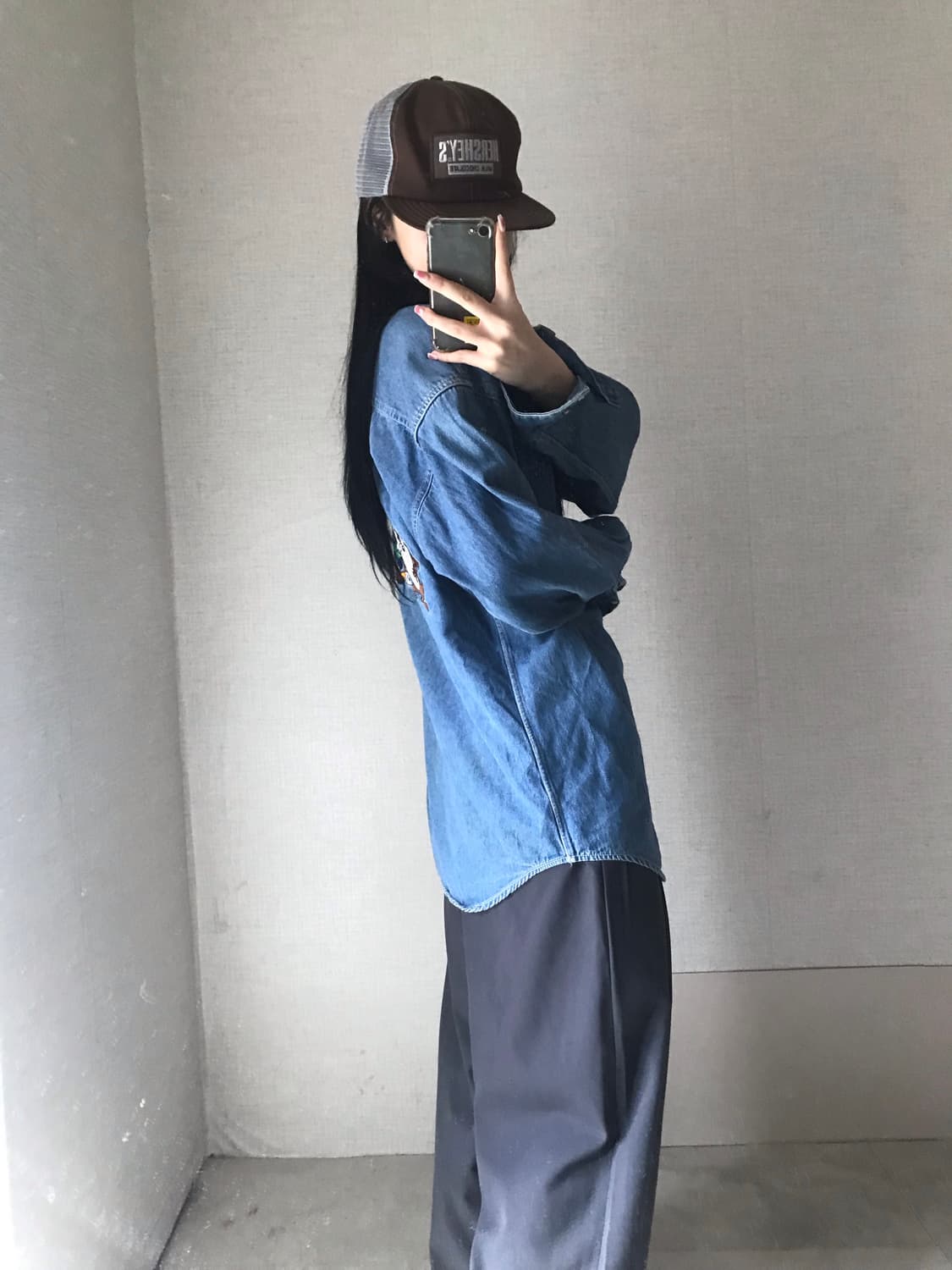 루니툰즈 자수 데님셔츠 상품이미지5