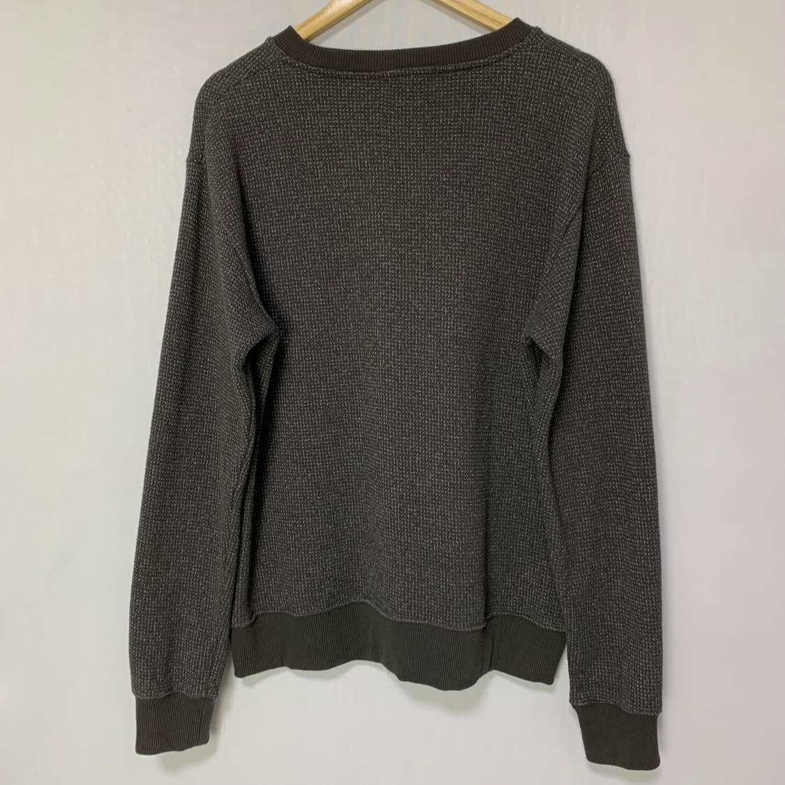 빔즈 Beams 일본 빈티지 긴팔 니트 맨투맨 차콜 L 상품이미지4