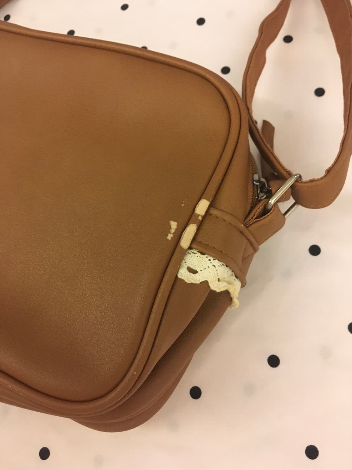 라떼갸루 초코밀크 Preppy 퀼팅 2단 숄더백 핀터레스트 대장템 상품이미지5