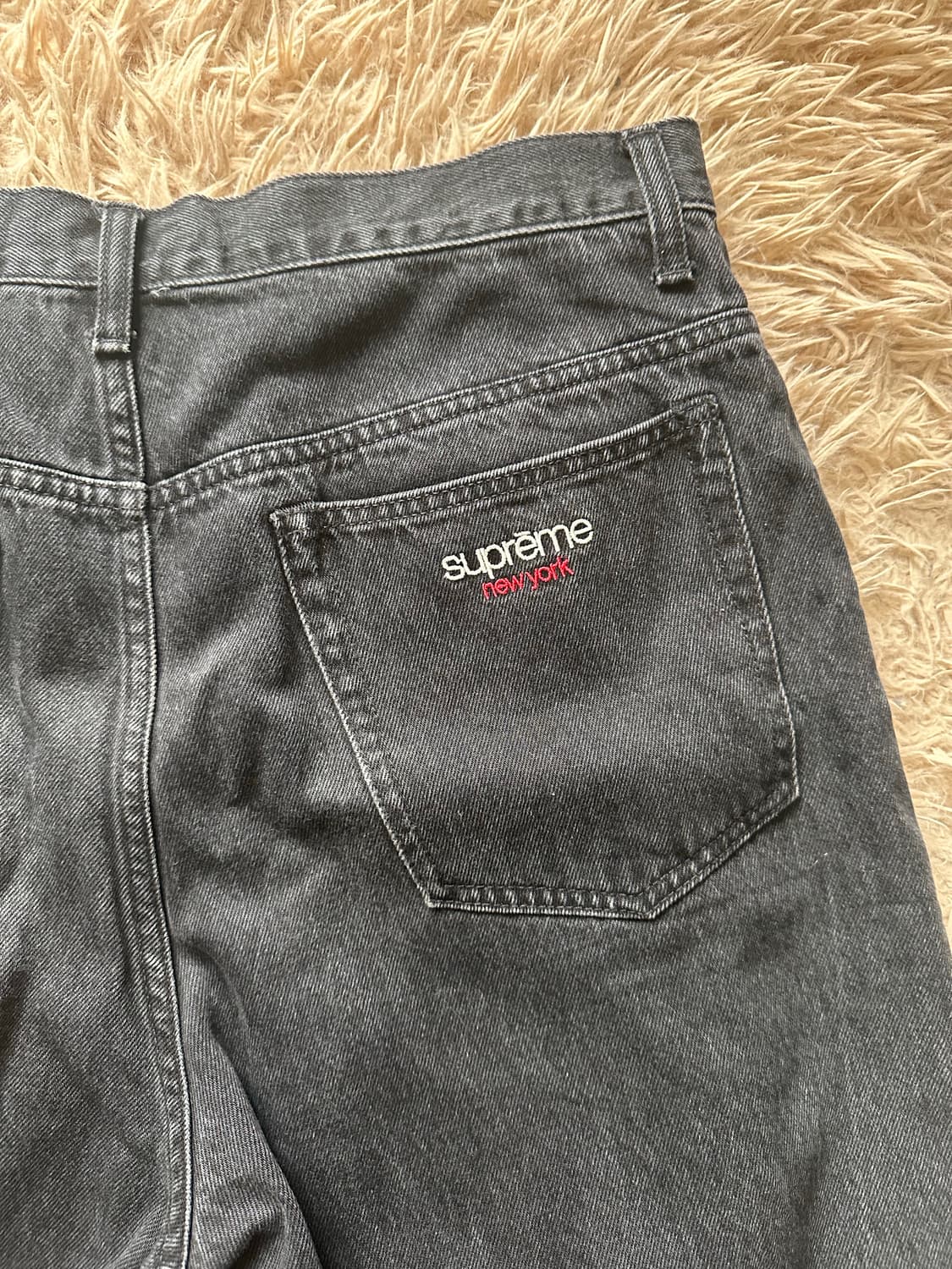 슈프림 배기진 블랙 32 상품이미지7