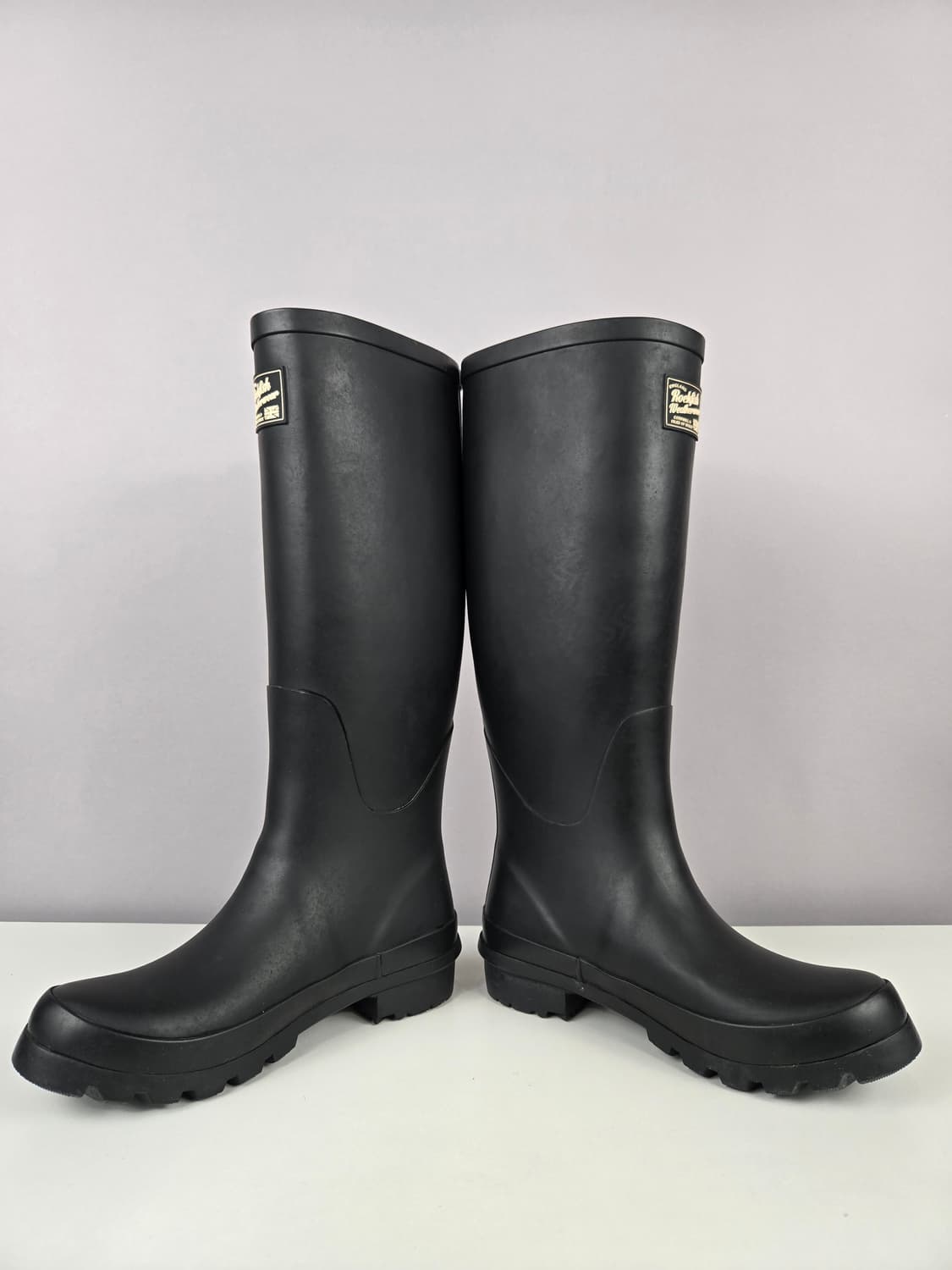 락피쉬 웨더웨어 롱 레인부츠 UK3 (230-235) US36 블랙 상품이미지3