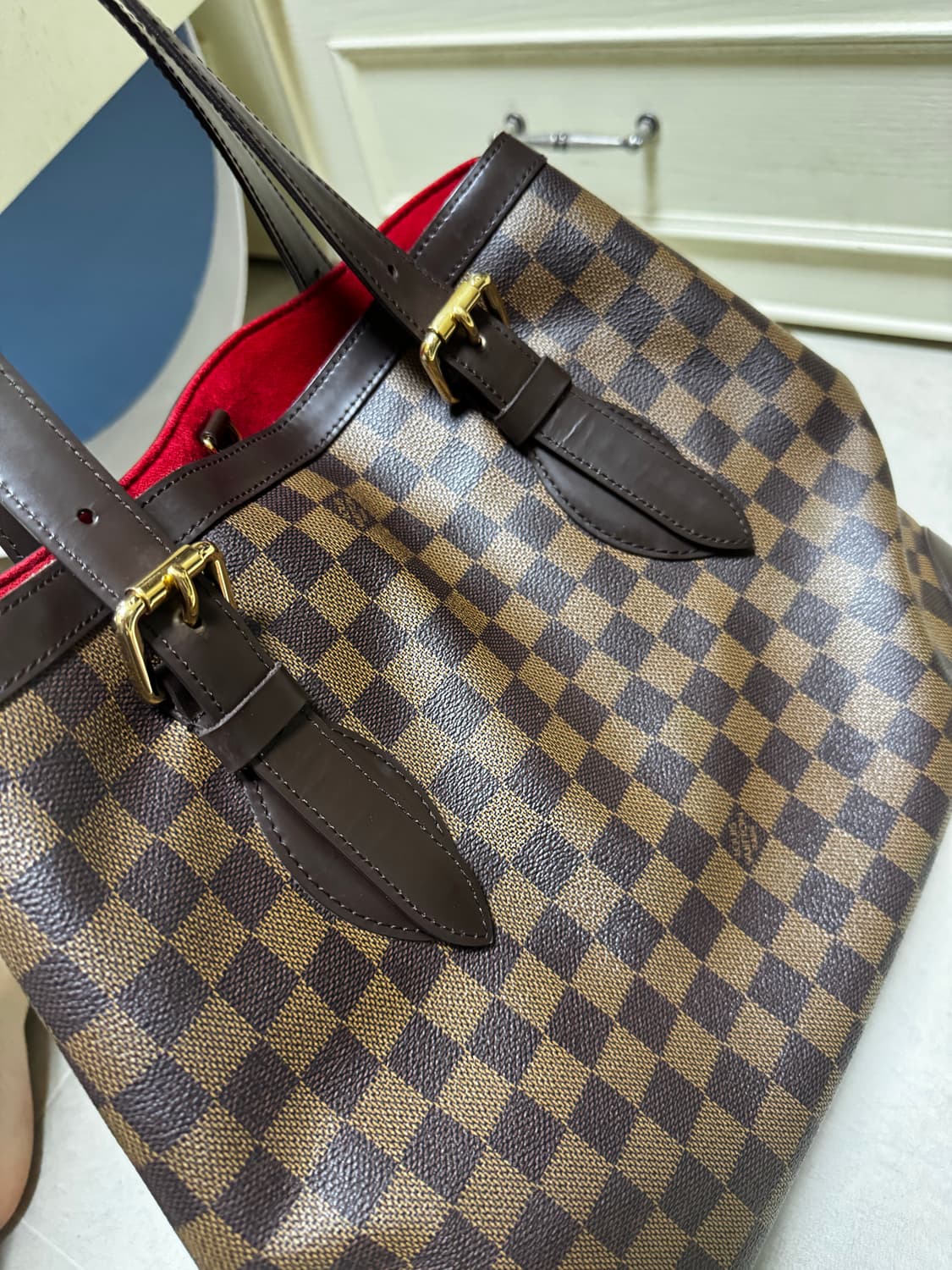 루이비통 다미에 햄스테드 MM 토트백 상품이미지4
