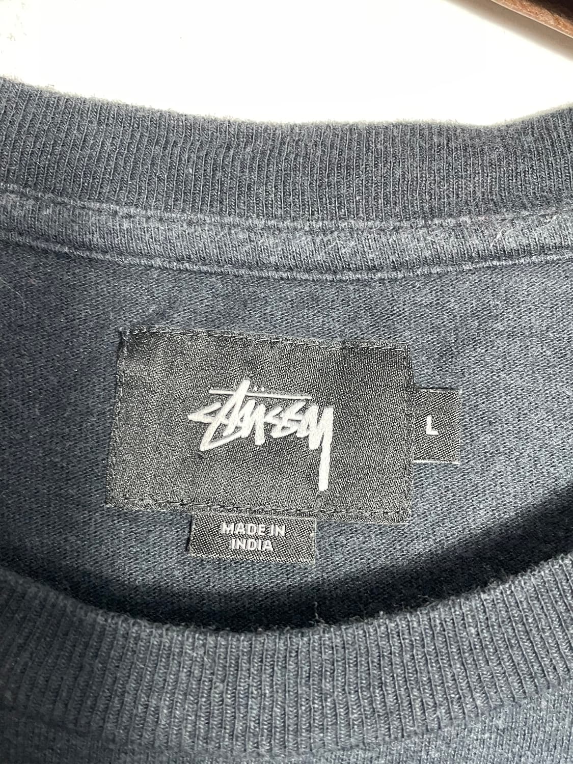 스투시 포켓 반팔 티셔츠 블랙 상품이미지2