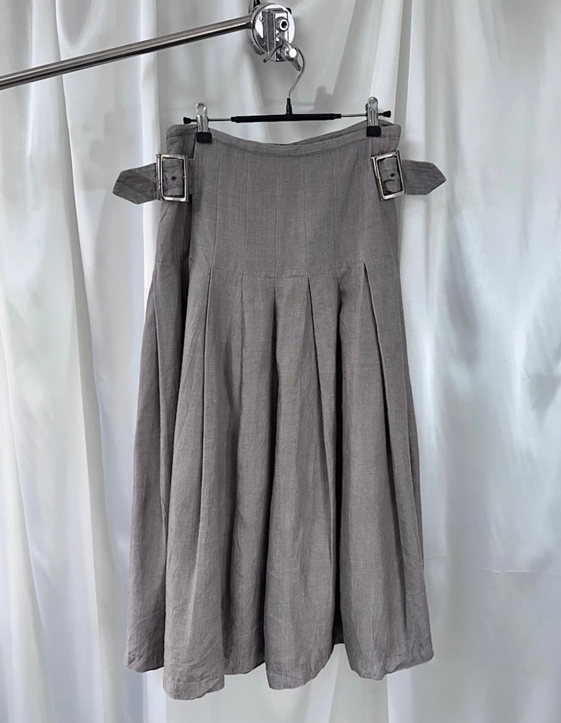 Yohji Yamamoto 요지 야마모토 벨트 랩스커트 상품이미지1