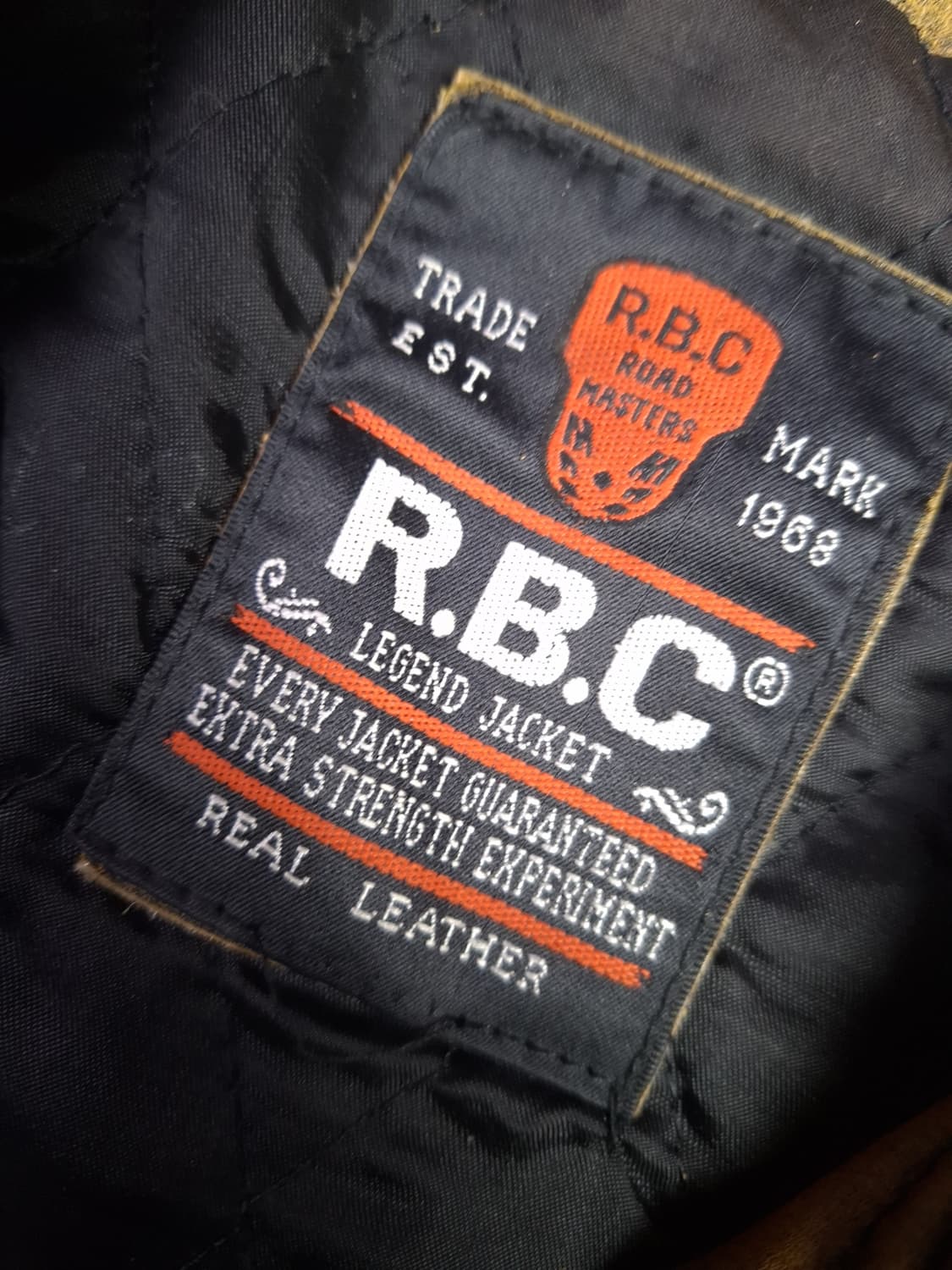 오리지날 R.B.C 리얼레더 더블 라이더자켓 상품이미지2