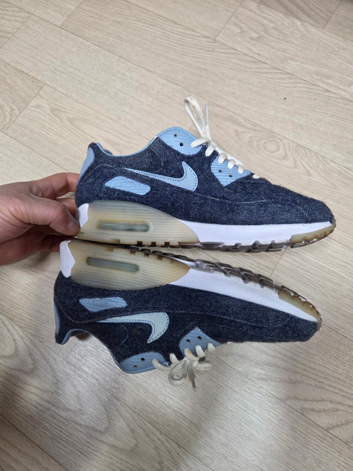 나이키 에어맥스 90 데님 245 상품이미지4