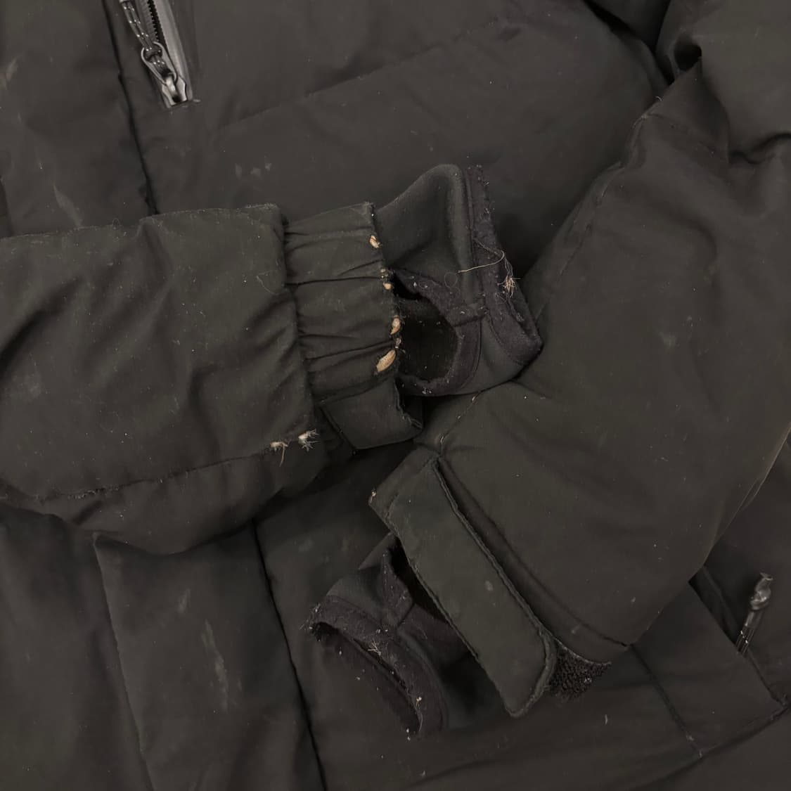 노스페이스 구스다운 블랙 롱패딩 상품이미지7