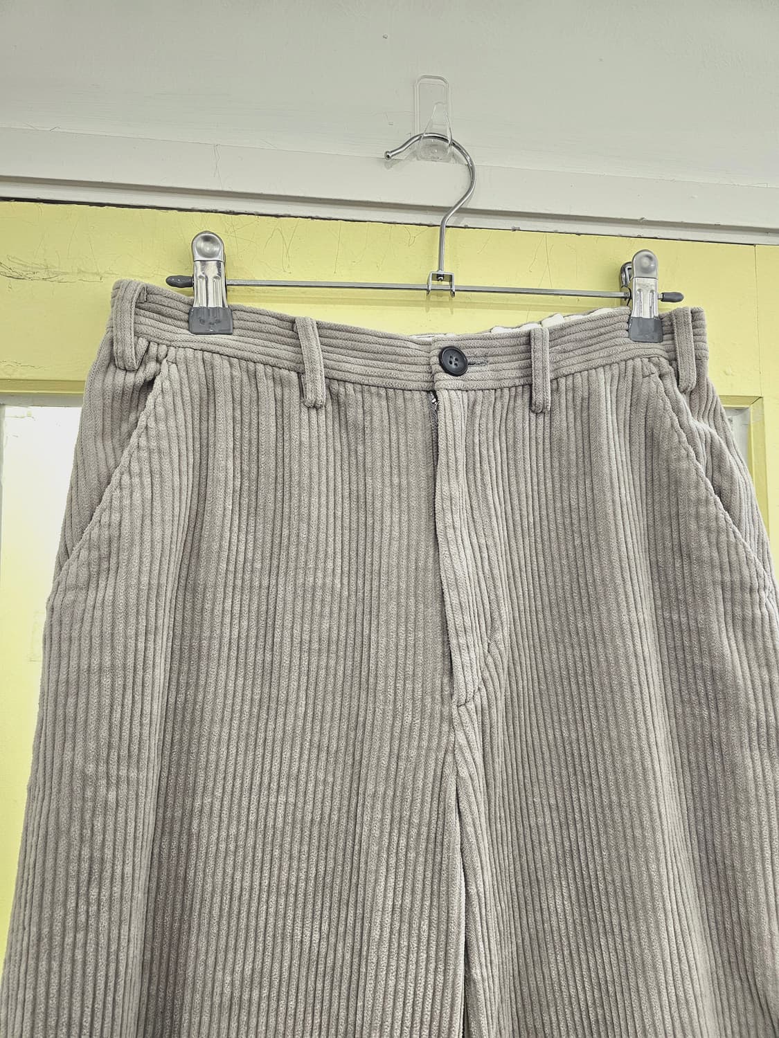 Japan P.A 연그레이 와이드 코듀로이PT 상품이미지4