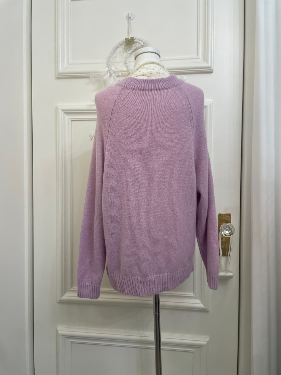 lavender basic reglan warm over cardigan 상품이미지3