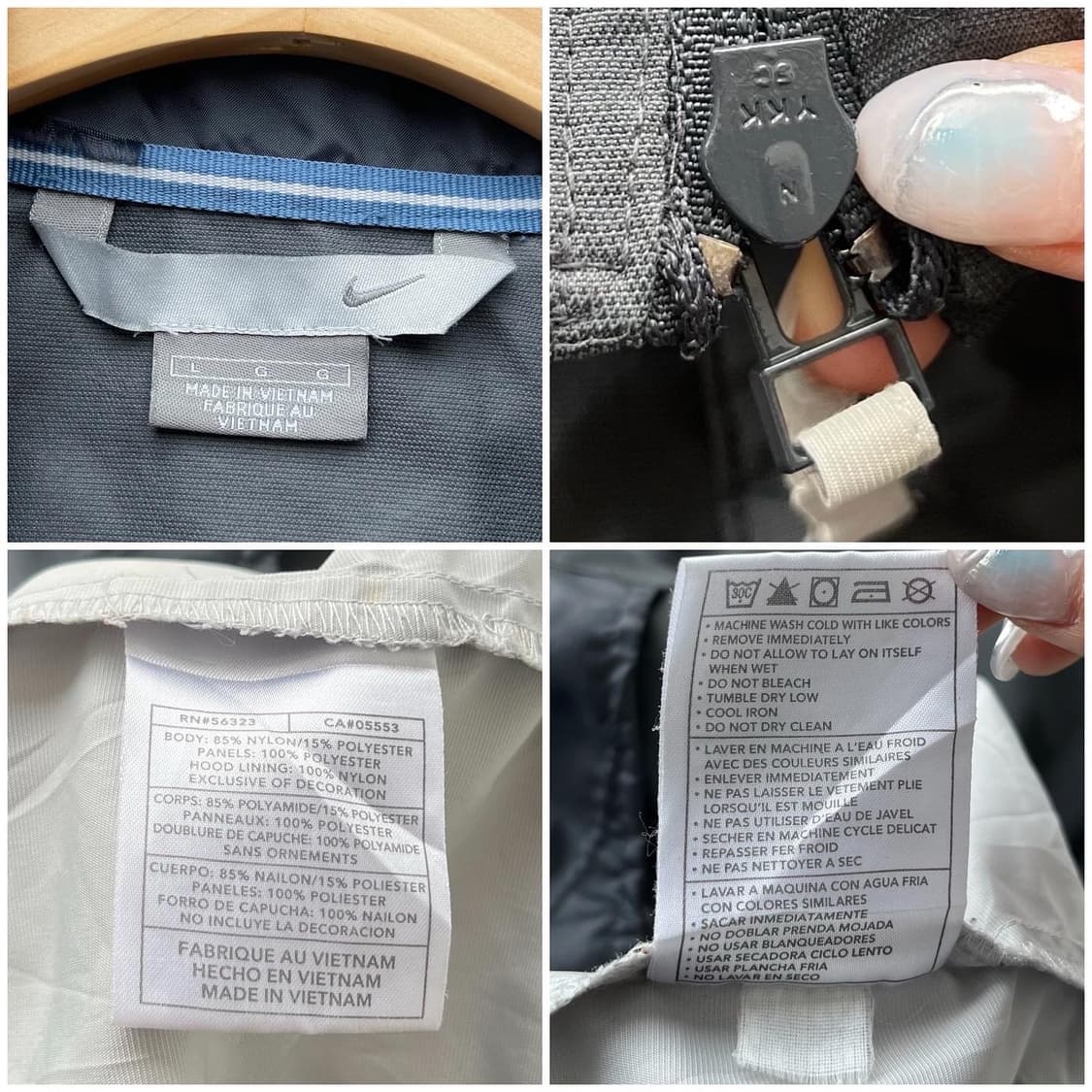 나이키 스우시 3m 리플렉티브 파이핑 라인 후드 자켓 상품이미지10