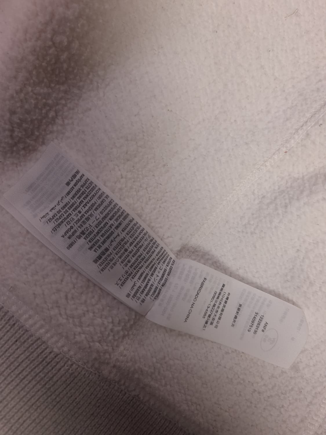 오리지날 아베크롬비 빈티지 화이트 후드 집업 상품이미지4